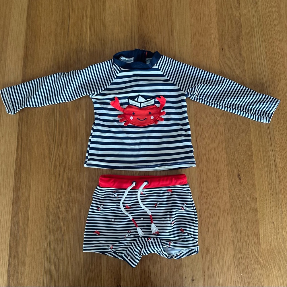 Sergent Major Striped Crab Swim Set for Kids
